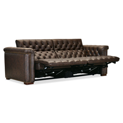 Hooker Furniture Savion Deux Sofa With Power Recliners And Power Headrests
