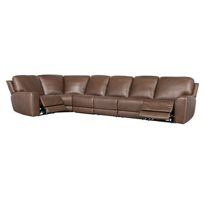 Hooker Furniture Ss 6 Piece Leather Sectional