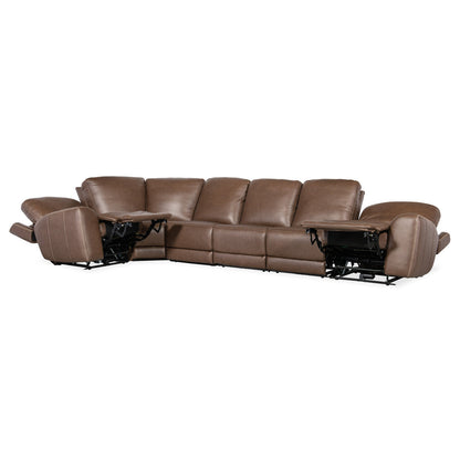 Hooker Furniture Ss 6 Piece Leather Sectional
