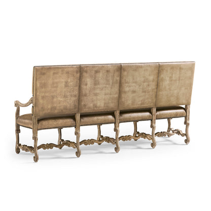 Sagehill Leather Banquette Bench