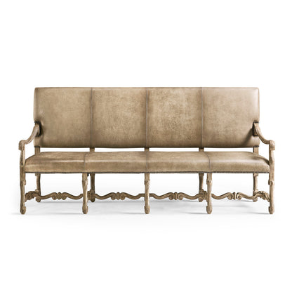 Sagehill Leather Banquette Bench