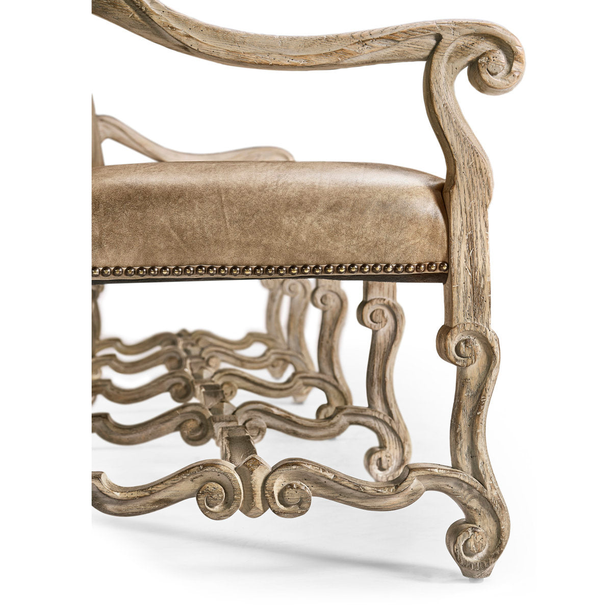 Sagehill Leather Banquette Bench