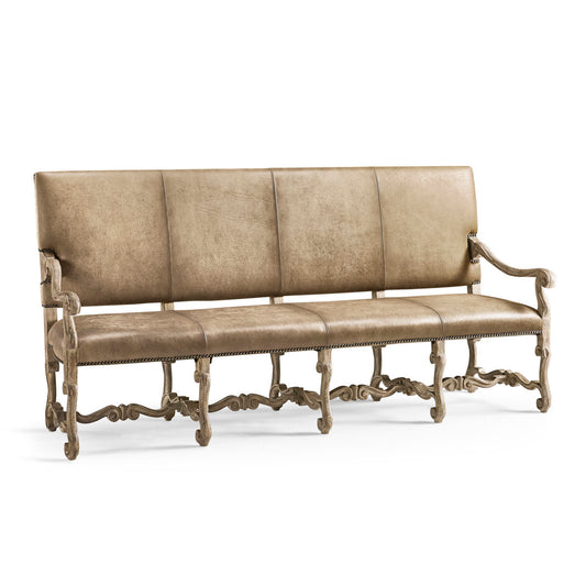 Sagehill Leather Banquette Bench