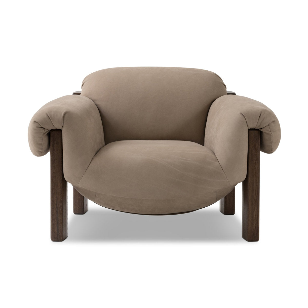 Four Hands Samena Chair Nubuck Nude