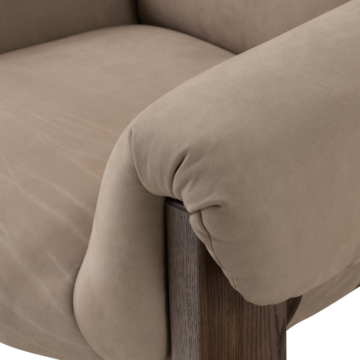 Four Hands Samena Chair Nubuck Nude