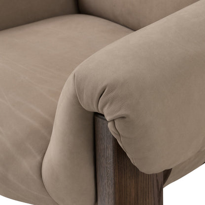 Four Hands Samena Chair Nubuck Nude