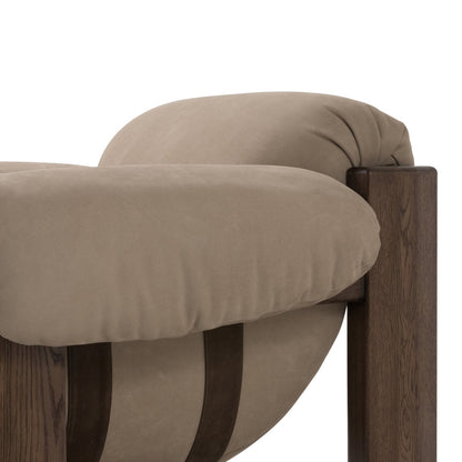 Four Hands Samena Chair Nubuck Nude