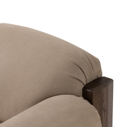 Four Hands Samena Chair Nubuck Nude