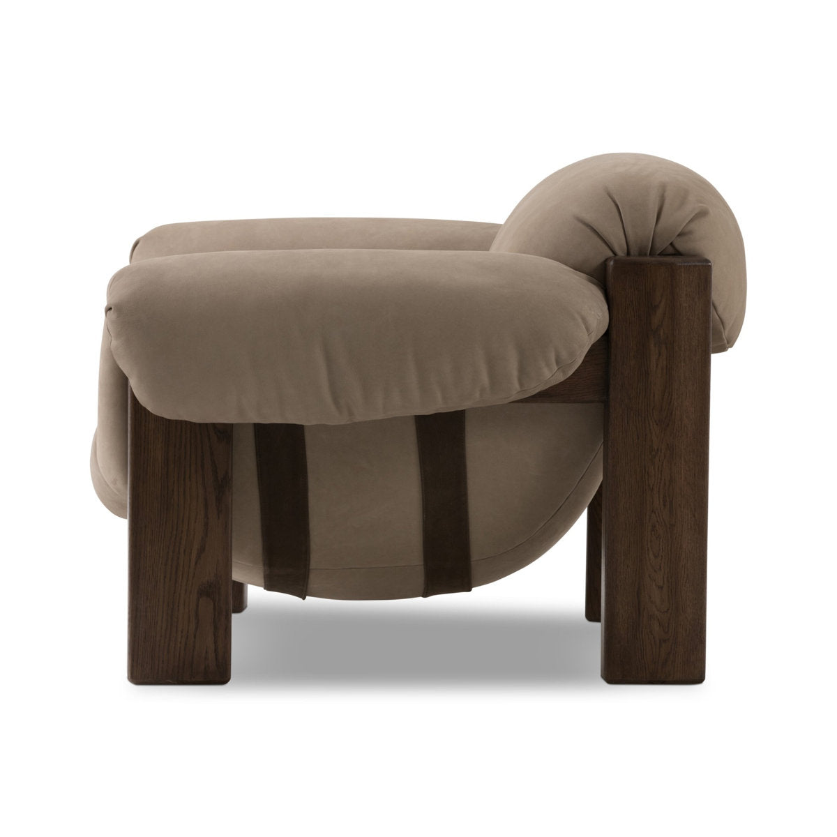 Four Hands Samena Chair Nubuck Nude
