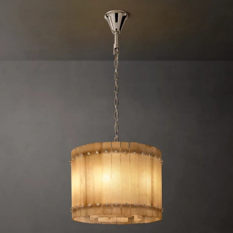 San Marco Alabaster Round Chandelier 22"