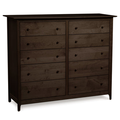 Sarah 10 - Drawer Solid Wood Dresser