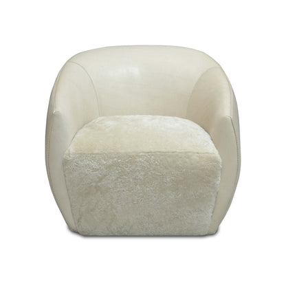 Sasha Swivel Armchair Chair with Ottoman