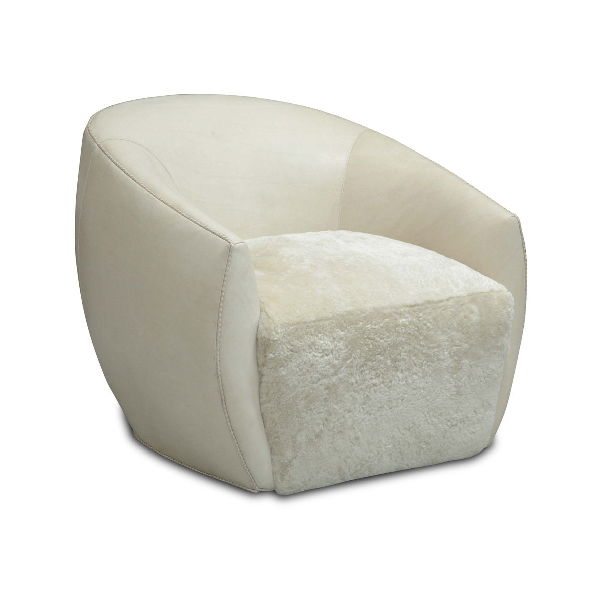Sasha Swivel Armchair Chair with Ottoman