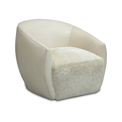 Sasha Swivel Armchair Chair with Ottoman