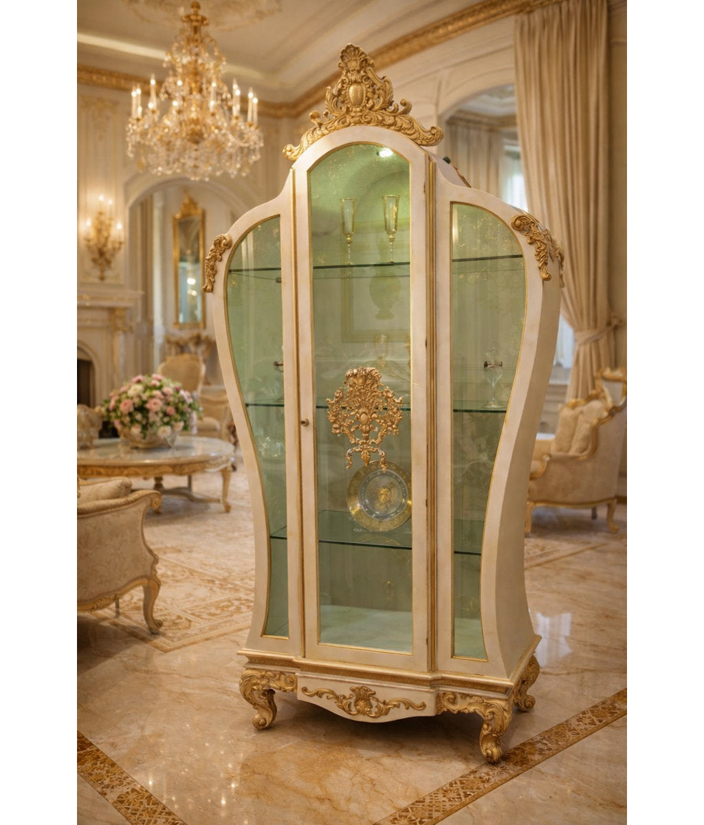 Satsuma Lighted Curio Cabinet