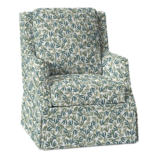 Savannah Skirted Swivel Glider