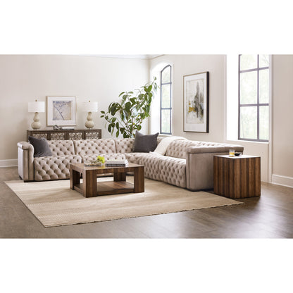 Savion Grandier Leather Symmetrical Reclining Sectional