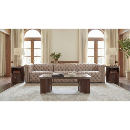 Savion Grandier Leather Symmetrical Reclining Sectional