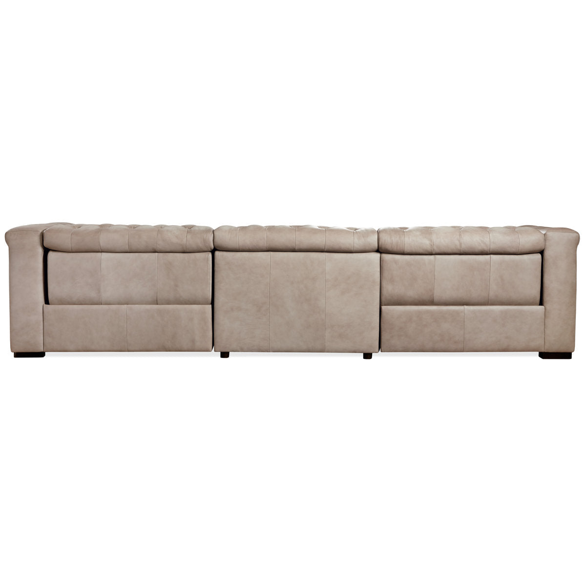 Savion Grandier Leather Symmetrical Reclining Sectional