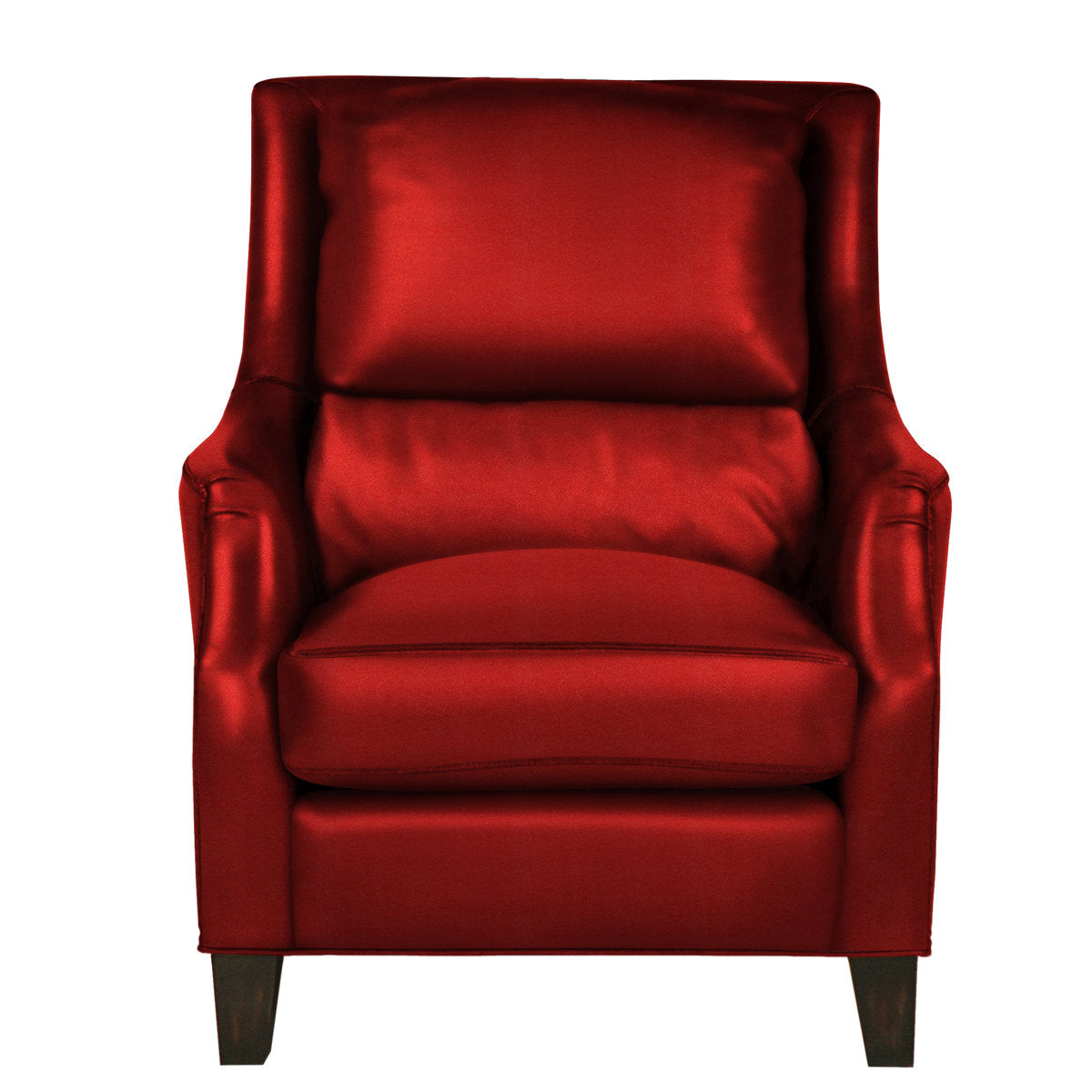 Savoy Leather Armchair Chair with Ottoman
