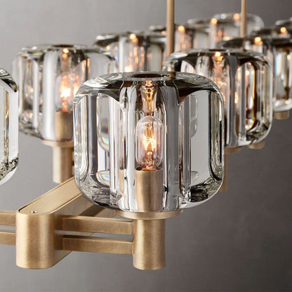 Demaret Double Linear Chandelier 72"