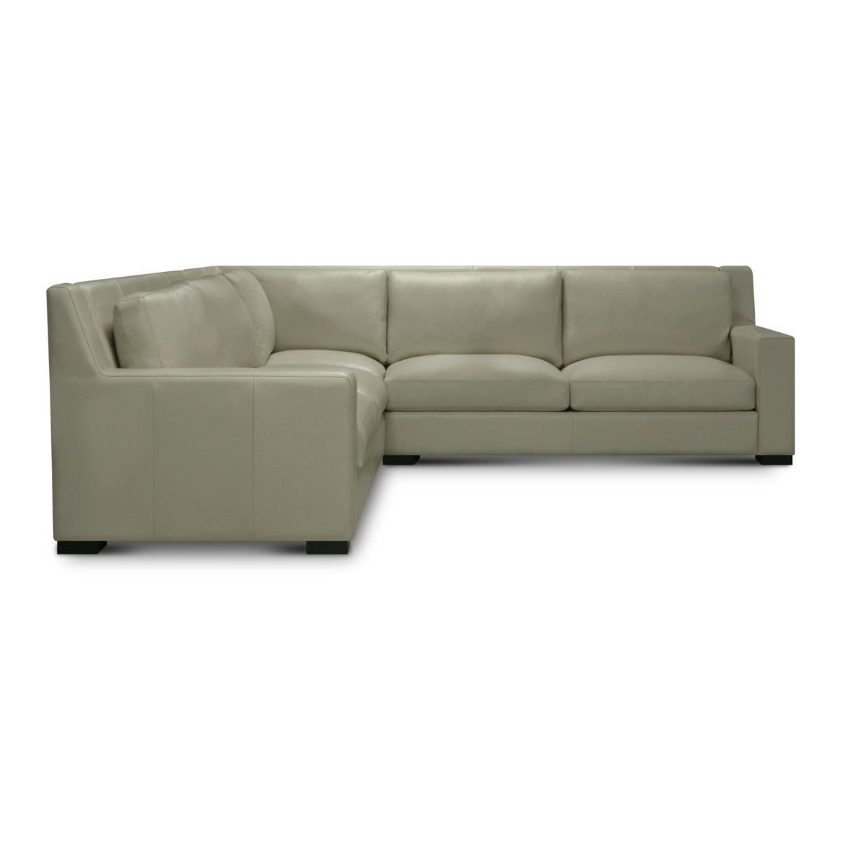 Gtxr Leather 1215 Wide Genuine Leather Right Hand Facing Corner Sectional