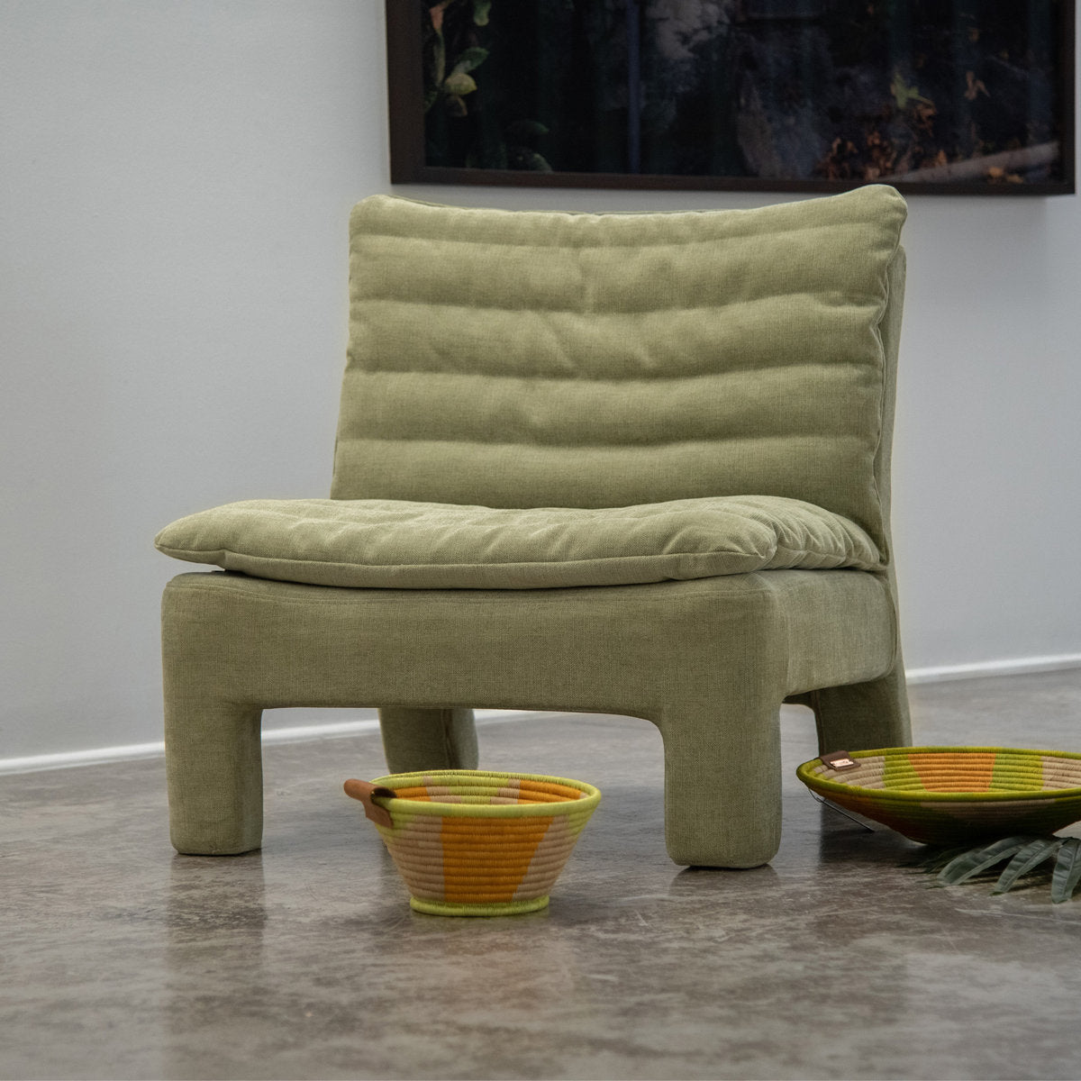 Robert Allen Ser Upholstered Slipper Chair