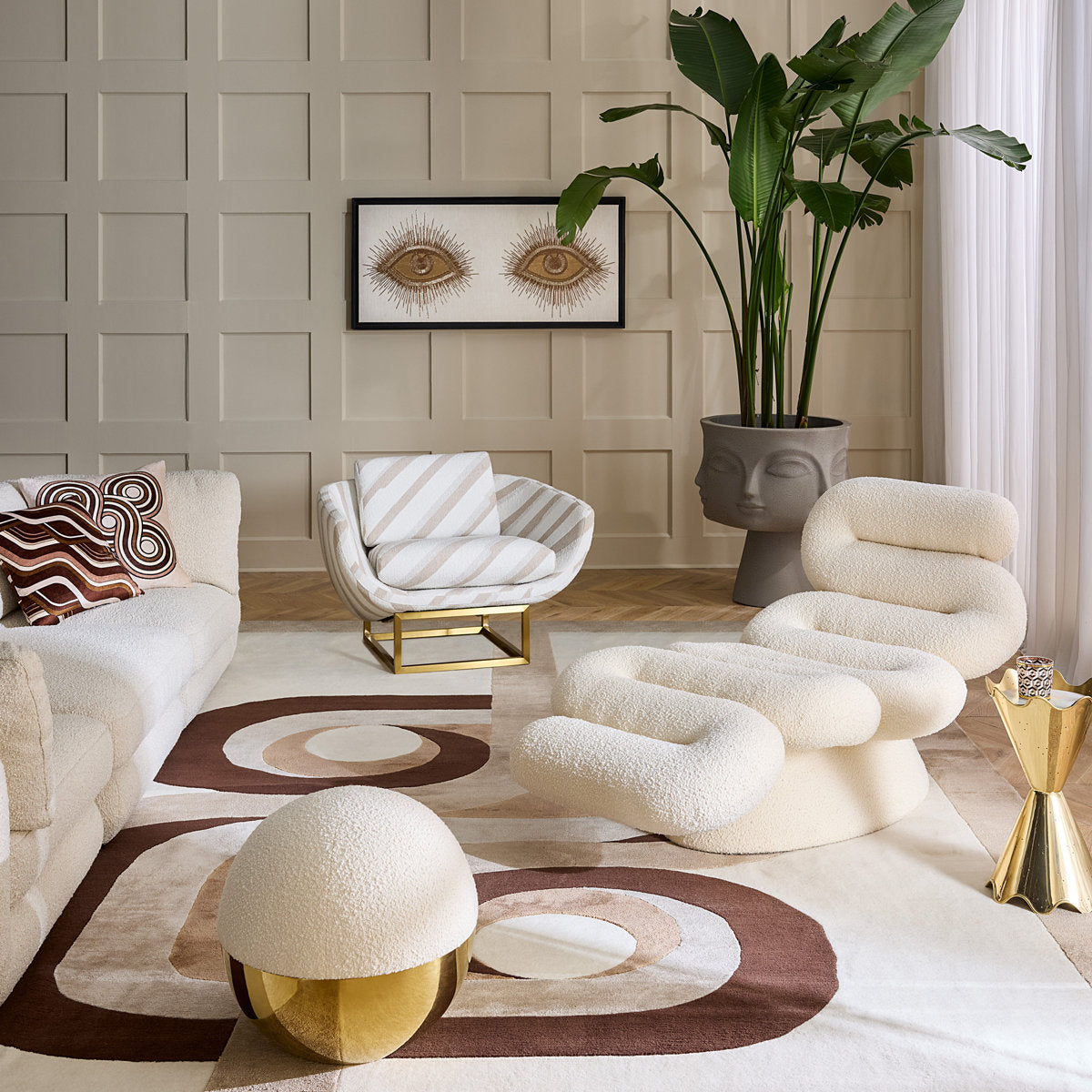 Jonathan Adler Serpentine Chaise