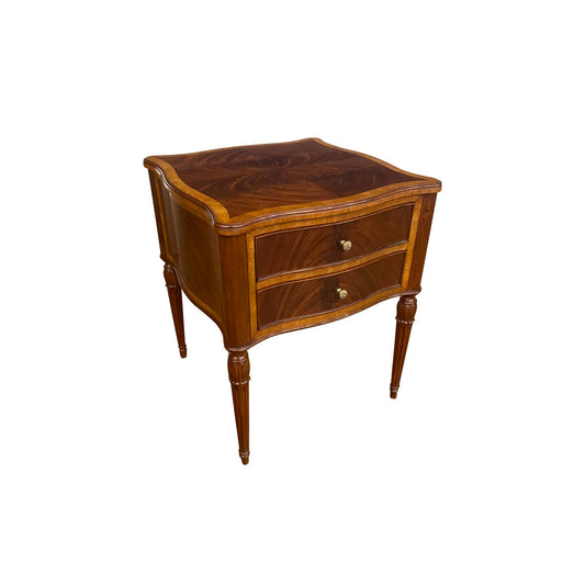 Leighton Hall Furniture Serpentine End Table