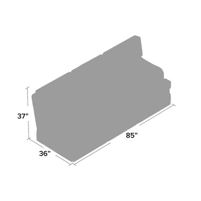 Duralee Shefield Recessed Arm Sofa