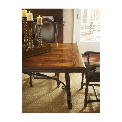 Sherwood Oak Leather Arm Chair (Set of 2)
