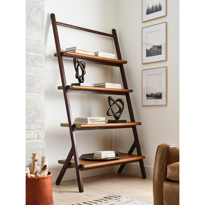 Shiloh Solid Wood Ladder Bookcase
