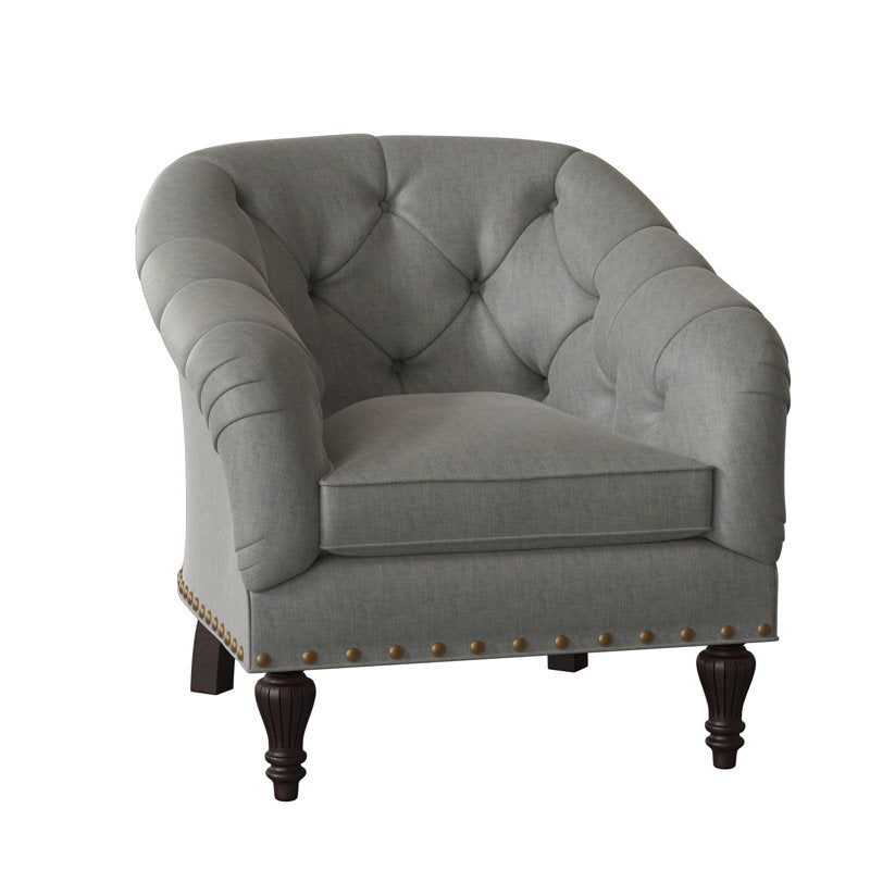 Siena Barrel Chair Chair with Ottoman