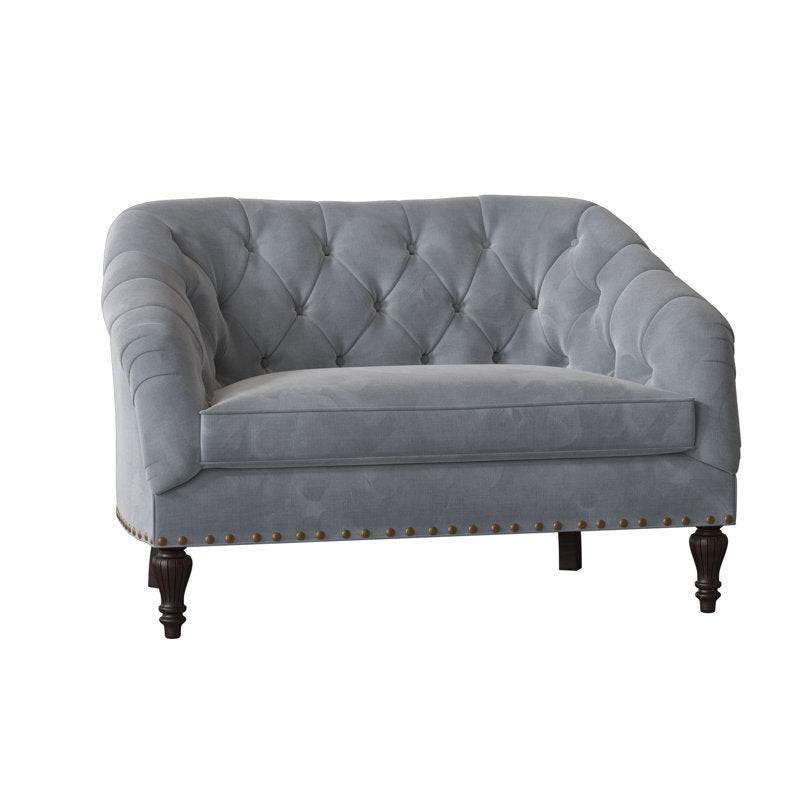 Duralee Siena 54 Rolled Arm Loveseat