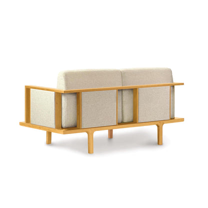 Copeland Furniture Sierra Seating And Occasional Loveseat Wood Panel