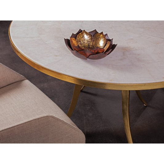 Signature Designs Crystal Stone Round Dining Table