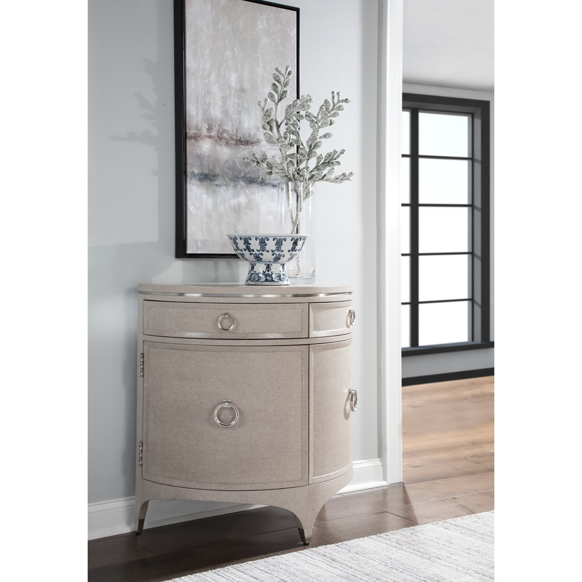 Signature Designs Zeitgeist Linen Demilune Chest