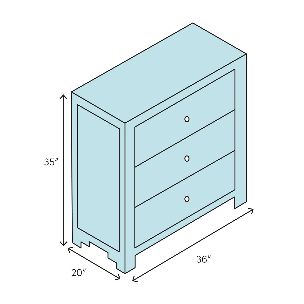 Signature Designs Zeitgeist Linen Hall Chest