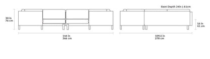Silverlake U Shaped Sectional