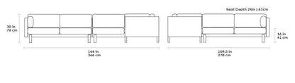 Gus Modern Silverlake Xl Sectional