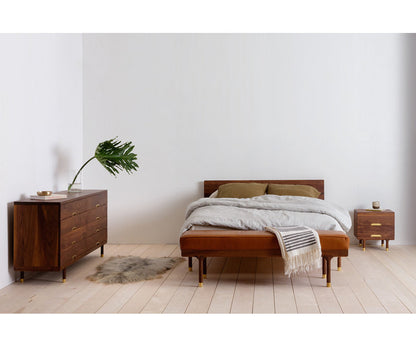 Simple Solid Wood Bench