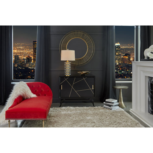 Sinatra Solid Wood Accent Cabinet