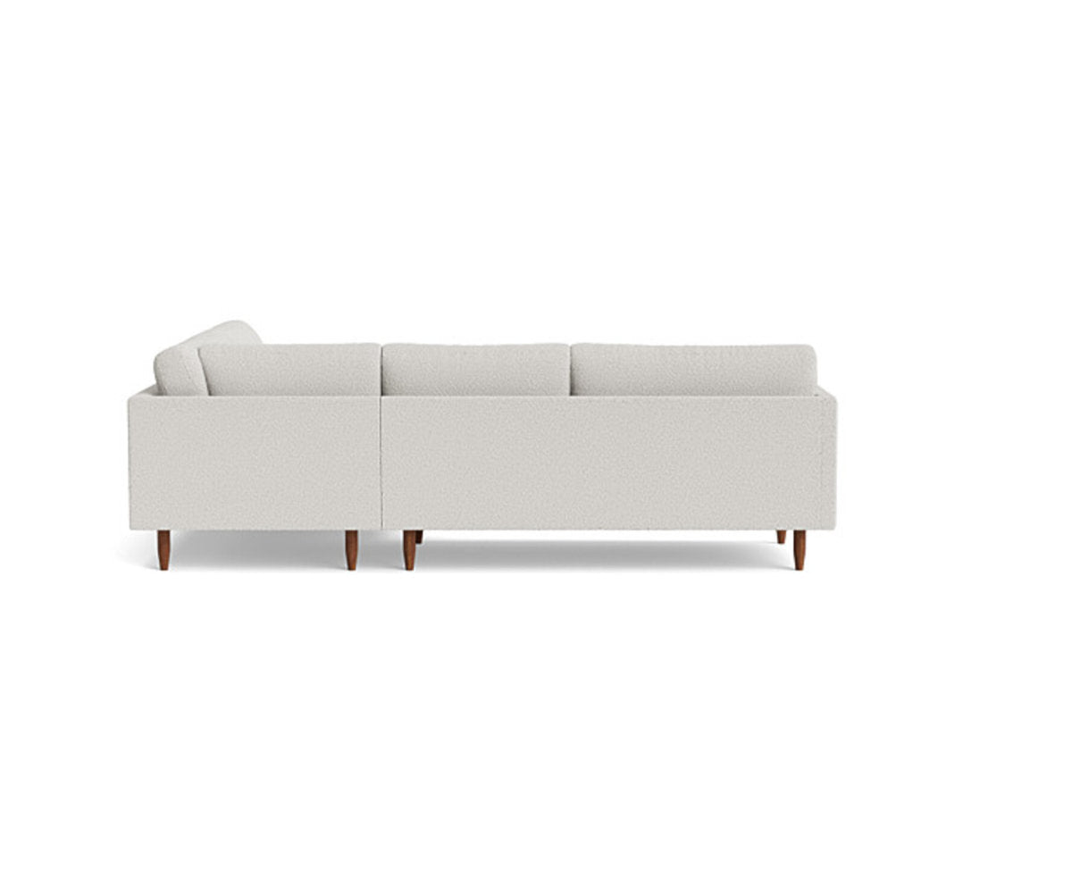 Benchmade Modern Skinny Fat Sectional With Bumper 95 X 95