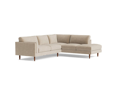 Benchmade Modern Skinny Fat Sectional With Bumper 95 X 95