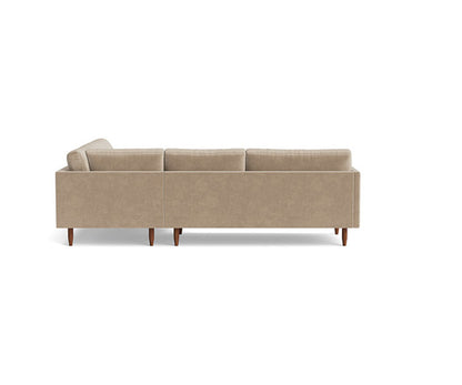 Benchmade Modern Skinny Fat Sectional With Bumper 95 X 95