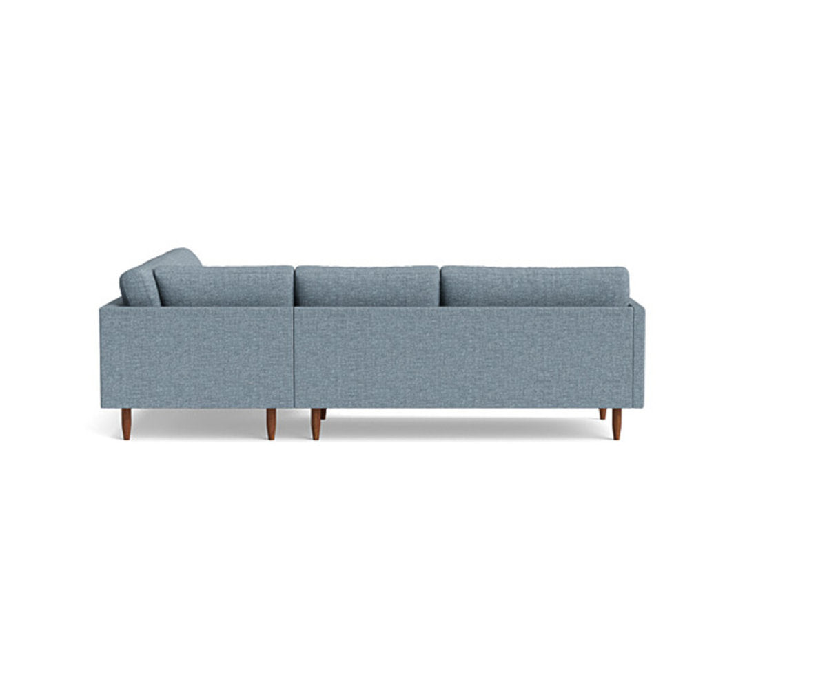 Benchmade Modern Skinny Fat Sectional With Bumper 95 X 95