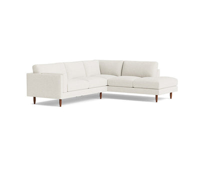 Benchmade Modern Skinny Fat Sectional With Bumper 95 X 95