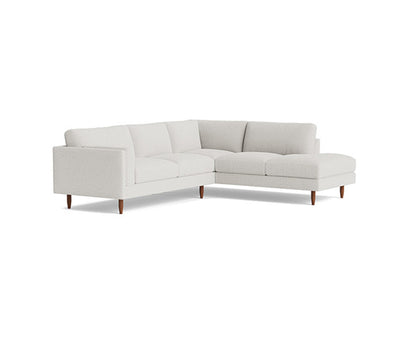 Benchmade Modern Skinny Fat Sectional With Bumper 95 X 95