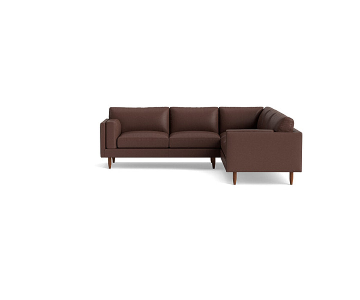 Benchmade Modern Skinny Fat Leather Corner Sectional 95 X 95