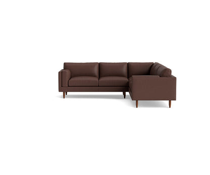 Benchmade Modern Skinny Fat Leather Corner Sectional 95 X 95